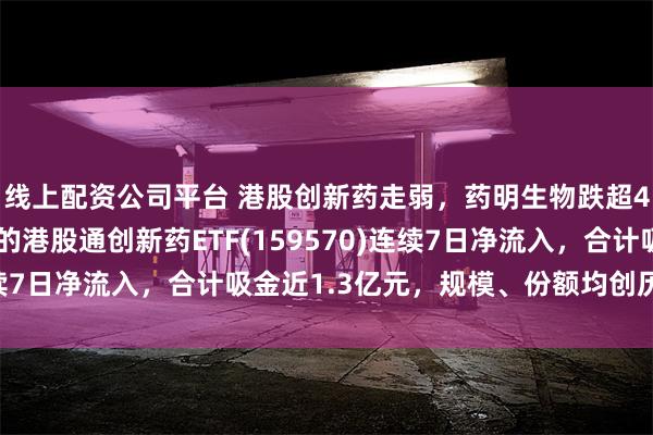 线上配资公司平台 港股创新药走弱，药明生物跌超4%，创新药纯度最高的港股通创新药ETF(159570)连续7日净流入，合计吸金近1.3亿元，规模、份额均创历史新高